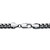 Men's Curb-Link Chain Necklace Black Ruthenium-Plated 24" (10.5mm)