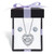 Cubic Zirconia Stud Earrings and CZ in Motion Heart Necklace Set 2.46 TCW in Platinum-plated Sterling Silver With FREE Gift Box 18"