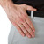 Men's 1/8 TCW Round Diamond Diagonal Ring in Solid 10k Gold