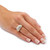 Diamond Accent Pave-Style Dome Ring in 14k Gold over Sterling Silver