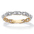 Diamond Accent Stackable Eternity Promise Ring in 10k Yellow Gold