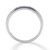 1/10 TCW Round Diamond Platinum-plated Sterling Silver Anniversary Ring