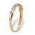 Diamond Accent Multi-Heart Promise Band Ring in Solid 10k Gold