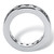 2.10 TCW Round Cubic Zirconia Platinum-plated Sterling Silver Eternity Ring