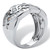 1.80 TCW Baguette Cut Cubic Zirconia Channel-Set Ring in Platinum-plated Sterling Silver