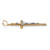 10k Two-Tone Gold Religious Crucifix Cross Pendant