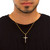 10k Two-Tone Gold Religious Crucifix Cross Pendant