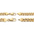 Men's Curb-Link Chain 2-Piece 5.5 mm Necklace and 6.5 mm Bracelet Set 20" 8" Gold Ion-Plated