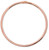 Rose Gold-Plated Omega-Link Collar Necklace 18"