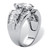 7.87 TCW Marquise-Cut Cubic Zirconia Engagement Anniversary Ring Platinum-Plated