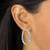 Cubic Zirconia 6-Pair Set of Stud and Twisted Hoop Earrings 8 TCW in Goldtone and Silvertone 1"