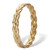 Braided Stackable Band Ring 10K Solid Yellow Gold