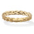 Braided Stackable Band Ring 10K Solid Yellow Gold