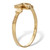 Stackable Crucifix Ring 10K Solid Yellow Gold