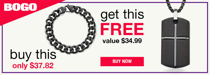 BOGO Men's Pendant and Bracelet
