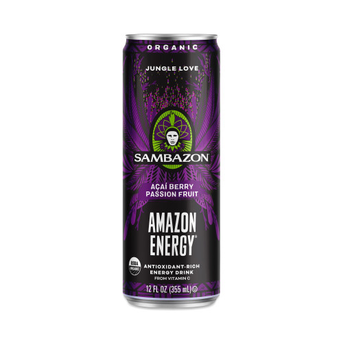 Sambazon 12 oz. Jungle Love Amazon Açaí Energy Drink -12/Case