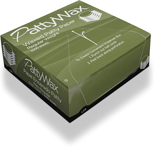 Patty Wax 5"x5" Patty Paper L475 - 1000/Case