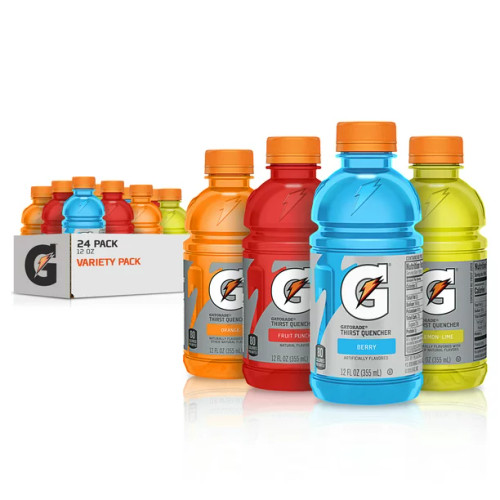 Gatorade 12 oz. Thirst Quencher Assortment - 24/Case