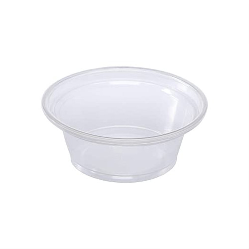Karat 1 oz. Clear Plastic Portion Cups FP-P100-PP - 2500/Case Karat 1 oz. Clear Plastic Portion Cups FP-P100-PP - 2500/Case