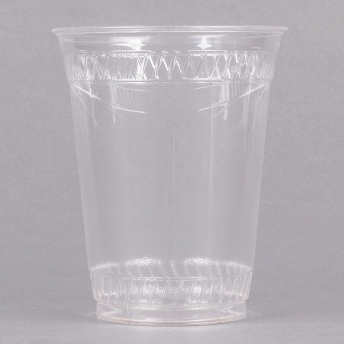 Fabri-Kal Greenware 16/18 oz. Compostable Clear Plastic Cold Cup GC16S - 1000/Case Fabri-Kal Greenware 16/18 oz. Compostable Clear Plastic Cold Cup GC16S - 1000/Case