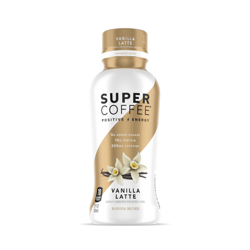 Kitu Super Coffee 12 oz. Vanilla Latte Protein Drink - 12/Case