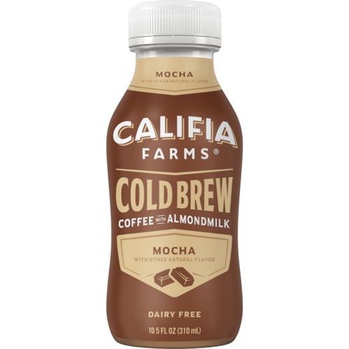 Califia Farms 10.5  oz. Mocha Cold Brew Coffee w/ Almond Milk - 8/Case