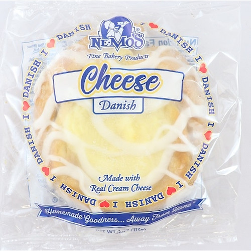 Nemo's 4 oz. Round Cheese Danish - 12/Case