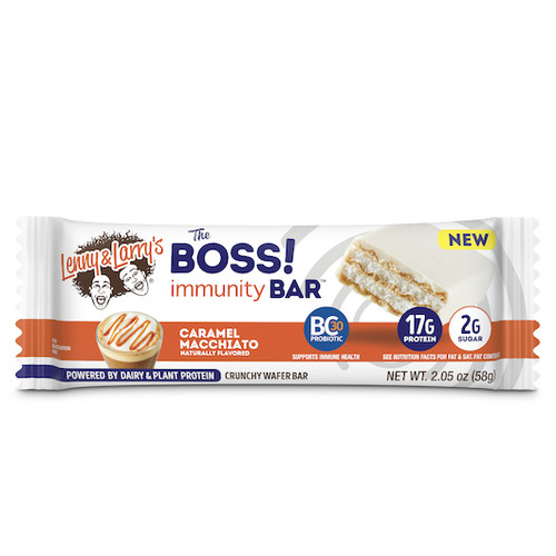 Lenny & Larry 2.05 oz. Caramel Macchiato Immunity Bar - 12/Box