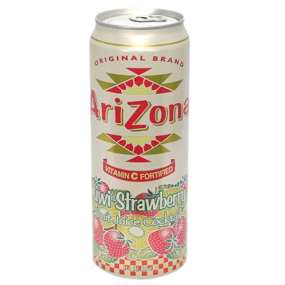 AriZona 23 oz. Kiwi Strawberry Fruit Juice Cocktail - 24/Case