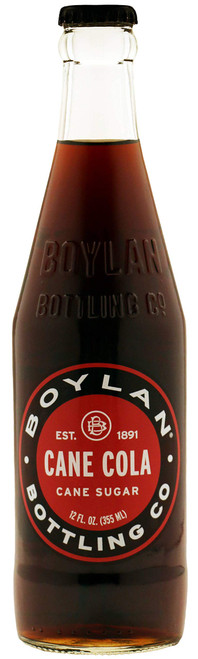 Boylan 12 oz. Cane Cola Glass Bottles - 24/Case