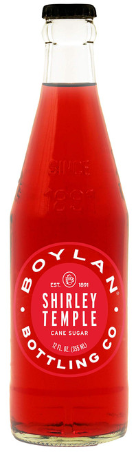 Boylan 12 oz. Shirley Temple Glass Bottles - 24/Case
