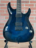 Schecter Omen Elite-6 Electric Guitar - See Thru Blue Burst