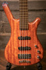 Warwick Pro Series Corvette Bubinga-5 String - Active - Natural Transparent Satin Electric Bass