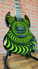 Wylde Audio Barbarian Green Psychic Bullseye Electric Guitar