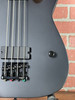 ESP LTD M-4 Black Metal Bass Guitar - Black Satin