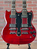 Epiphone 2004 SG Double-Neck Electric Guitar - Cherry Red (Used)