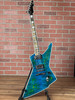 Schecter E-1 Electro-Resin Electric Guitar - Taransparent Blue