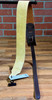 Franklin Strap Embossed Suede Guitar Strap | Caramel Glove Leather Floral Texture - 2.5"
