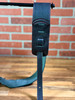 Franklin Strap Original Glove Leather Guitar Strap | Black with Red Stitching - 3"