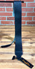 Franklin Strap Original Glove Leather Guitar Strap | Black with Red Stitching - 3"