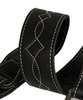 Franklin Straps Glove Leather & Chrome Guitar Strap - Black