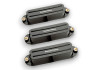 Seymour Duncan Hot Rails Strat 3-piece Humbucker Pickup Set - Black