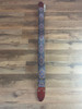 Tetherax RTF Fancy Rag Top Series - Classic Jacque Vintage Weave Leather End Strap - Orange Diamond/Blue