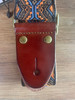 Tetherax RTF Fancy Rag Top Series - Classic Jacque Vintage Weave Leather End Strap - Blue Diamond/Orange