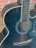 Takamine EF450C-TT TTB NEX Thermal Top Acoustic-electric Guitar - Transparent Black Burst