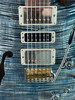 PRS 40th Anniversary Special Semi-hollow 22 Limited Edition Electric Guitar - Faded Blue Whale (Natural Back)