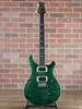 PRS SE Custom 24 Quilt Electric Guitar - Teal Black (Black Back)