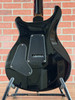PRS SE Custom 24 Quilt Electric Guitar - Teal Black (Black Back)