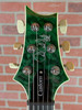 PRS SE Custom 24 Quilt Electric Guitar - Teal Black (Black Back)