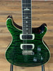 PRS SE Custom 24 Quilt Electric Guitar - Teal Black (Black Back)